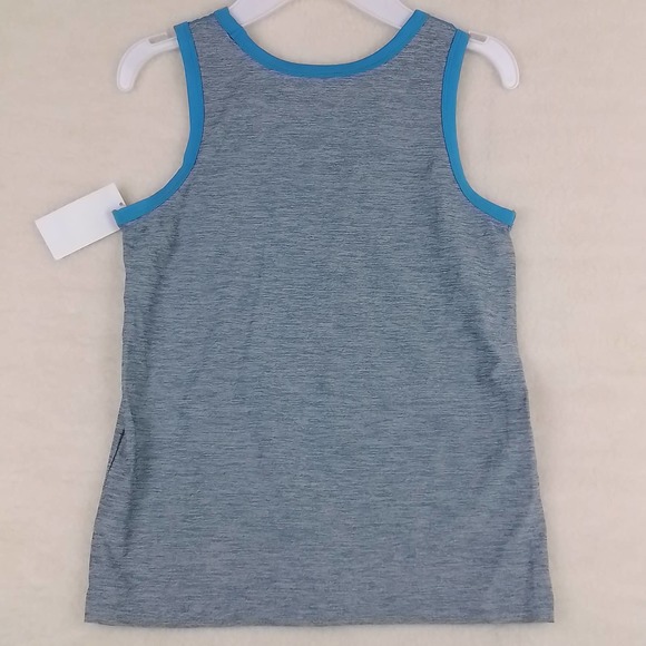 OshKosh Activewear Tank Boy's Size 4T w/ Blue Gray Color Block Design - Picture 5 of 9